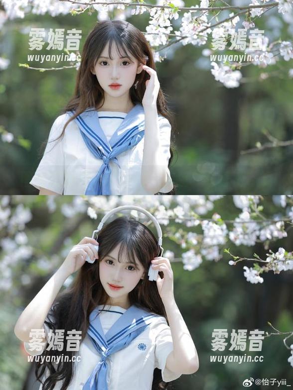 怡子yiii 图库的新星怡子yiii,挑战“紫蔷薇”姿势,你觉得花香她闻得到吗?