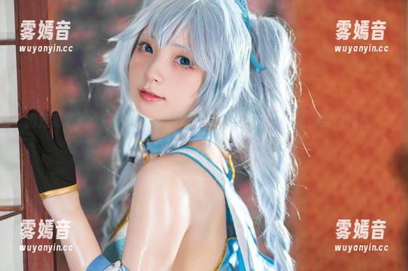 抱走高清图：花铃Hana的甘雨女仆，围裙与清纯的完美结合，这也太养眼了吧。