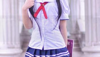 图集中的水手服：雪琪SAMA的海洋冒险撒娇时光